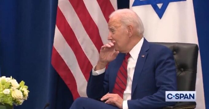 Joe Biden Caught on Hot Mic Making Snarky Remark About the Auto Union Strike to Netanyahu as Handlers Shoo Away Press (VIDEO) | The Gateway Pundit