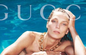 Daria Werbowy Returns in Gucci Marina Chain Jewelry Ad
