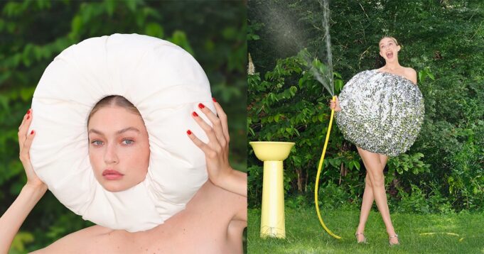 Gigi Hadid Lightens Up Jacquemus Fall 2023 Ad Campaign
