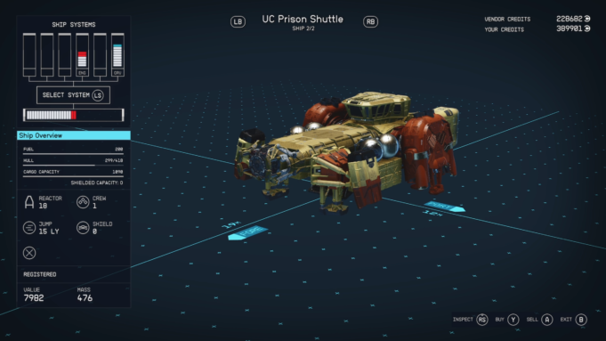 How to sell your ship in Starfield