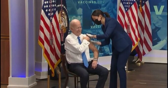 NEW: Joe Biden Receives Flu Shot, Updated Covid Vaccine and RSV Shot | The Gateway Pundit