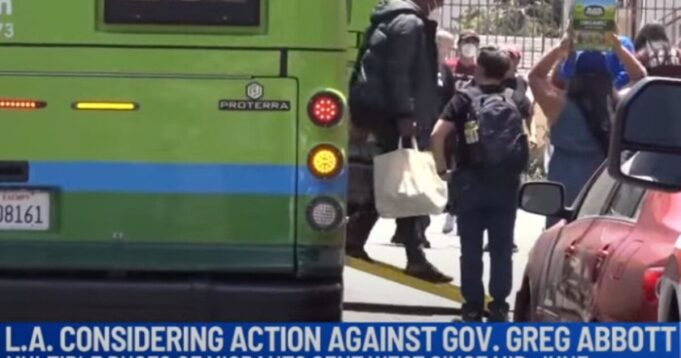 Sanctuary City of Los Angeles Considers Criminal Charges Against Texas and Governor Abbott for Sending Them Illegal Immigrants | The Gateway Pundit