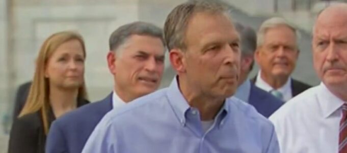 Rep. Scott Perry Yells At Reporter Who Asks To See Actual Evidence Against Biden