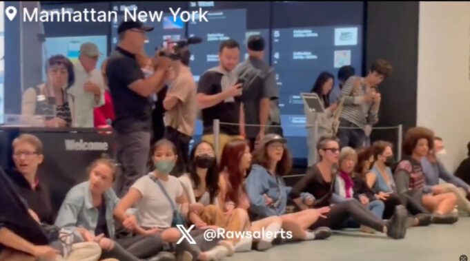 DEVELOPING: Dozens of Anti-Capitalist Climate Agitators Shut Down NYC Museum of Art and Make Outrageous Demands (VIDEO) | The Gateway Pundit