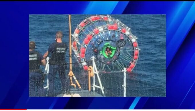 US Coast Guard Arrests Man Attempting to Cross Atlantic Ocean In Human-Powered Hamster Wheel | The Gateway Pundit