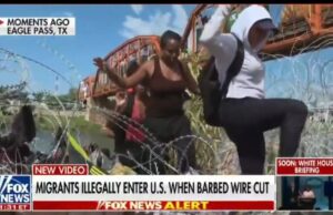 Customs And Border Protection Cuts Barbed Wire Barrier, Allows Illegal Aliens to Flood Into Eagle Pass, Texas (VIDEO) | The Gateway Pundit
