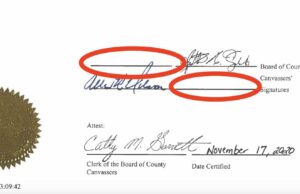 WOW! NEWLY OBTAINED Evidence Shows Key Signatures Are MISSING on Wayne County’s 2020 General Election Certification | The Gateway Pundit