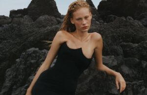 Tess Carter Wears Daring Shapes for WSJ. Magazine