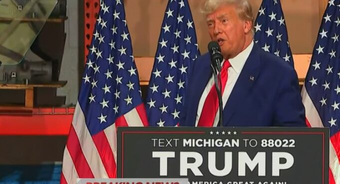 Trump’s Michigan Speech Is A Humiliating Disaster