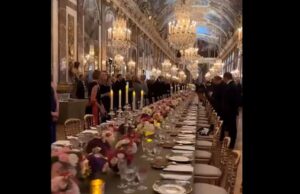 Elites Enjoy Lavish Dinner at Palace of Versailles While Discussing Climate Change | The Gateway Pundit