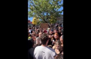 “F*** You Fascist!, Trans Lives Matter!” – Dozens of Disheveled Social Justice Warriors Curse Out and Swarm Conservative Activist Charlie Kirk At Northern Arizona University (VIDEOS) | The Gateway Pundit