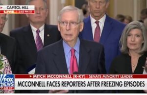 At His First Press Conference Since Latest Freezing Episode Mitch McConnell Says Biden has been Too Slow in Giving More Assistance to Ukraine (VIDEO) | The Gateway Pundit