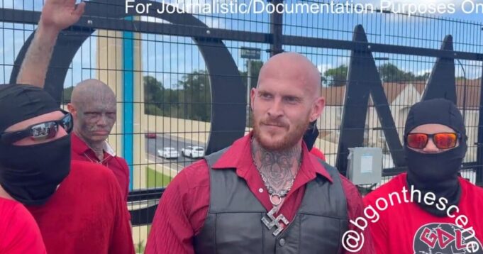 Oops! Marching Nazi Forgets His Lines – Tell Reporters He’s a Biden Supporters (VIDEO) | The Gateway Pundit