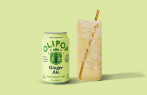 New OLIPOP Ginger Ale Soda for Easing Digestion