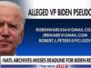 National Archives Misses Deadline to Turn Over Biden Pseudonym Emails He Used for Illicit Business Deals with Foreign Officials | The Gateway Pundit