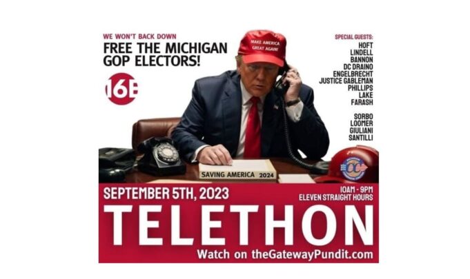 CONGRATULATIONS and THANK YOU! The “Save Our Electors Telethon” Raises Over $120,000 for the 16 Trump Electors Who Are Being Persecuted in Michigan! Great Job Everyone! | The Gateway Pundit
