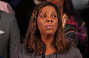 Letitia James Leaves Courtroom without Granting Interview After Judge Tosses Out 80% of Her Case Against Trump | The Gateway Pundit