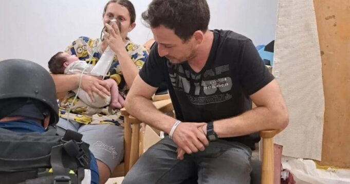 British Family With Newborn Baby Huddled In Safe Room For 9 Hours As Hamas Destroyed Their Home | The Gateway Pundit