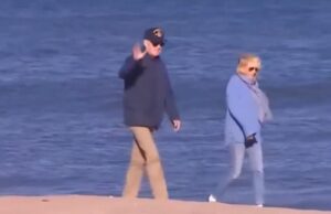 Joe Biden Shuffles Along the Beach, Callously Ignores Questions About Americans Held Hostage by Hamas (VIDEO) | The Gateway Pundit