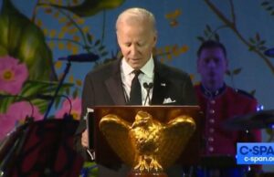 HE’S SHOT: Joe Biden Reads “Period” From His Pre-Written Script During Remarks at Lavish State Dinner For Australian Prime Minister (VIDEO) | The Gateway Pundit