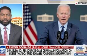 GOP Rep. Byron Donalds Says New Evidence Showing Payments Made on Behalf of Joe Biden to Surface (VIDEO) | The Gateway Pundit