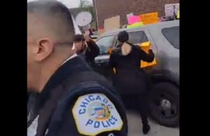 Chicago Alderman Rushed Away by Police When She’s Confronted by Angry Residents Protesting New Migrant Camp (VIDEO) | The Gateway Pundit