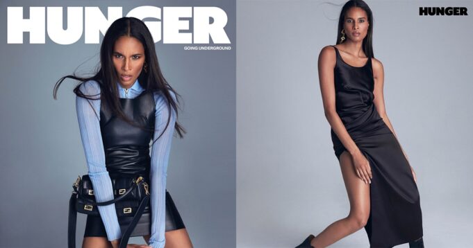 Cindy Bruna Stands Out in Fendi Looks for Hunger Magazine