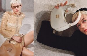 Emma Corrin Shines in Miu Miu Holiday 2023 Ads