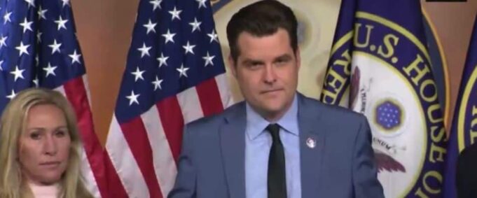 House Republicans Nearly Physically Attack Matt Gaetz At Meeting