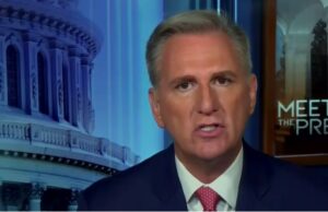 Kevin McCarthy Crumbles After Getting Called Out For Falsely Blaming Democrats For His Firing