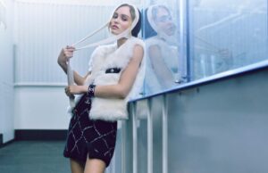 Lily-Rose Depp for Chanel Coco Neige 2023: Ice Princess Chic