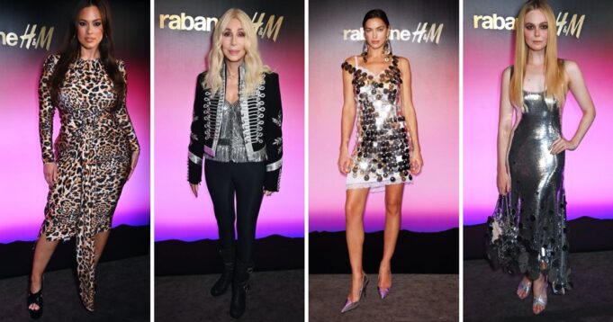 Rabanne & H&M Unveil Collaboration with Star Power in Paris