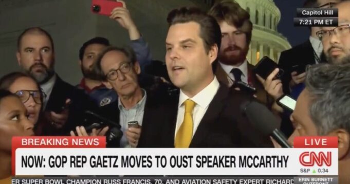 Rep. Matt Gaetz Slams Kevin McCarthy After Filing Motion to Vacate Chair: ‘I Don’t Own Kevin McCarthy Anymore, Democrats Can Have Him’ (VIDEO) | The Gateway Pundit