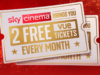 Sky Cinema now includes free movie tickets