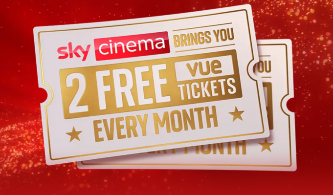 Sky Cinema now includes free movie tickets