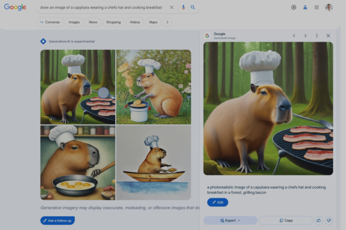 Generating AI art is now as simple as a Google Search