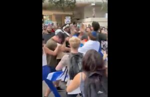 VIDEO: Brawl Breaks Out After Hamas Sympathizer Viciously Assaults Pro-Israel Protester Trying to Stop Another Scumbag from Burning Israel’s Flag During Pro-Hamas Rally at Tulane University | The Gateway Pundit