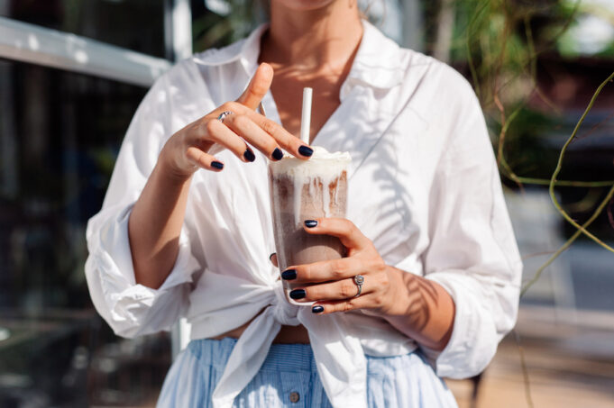 Easy Frozen Peanut Butter Hot Chocolate Recipe