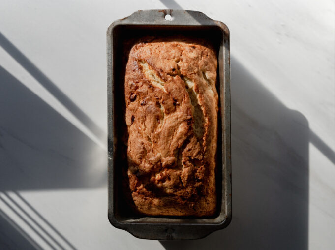 Healthy Cinnamon Crunch Banana Bread Recipe