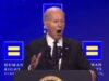 Here’s a New One… Joe Biden Starts Screaming, Mumbling, Garbling His Words During Speech to the Gays | The Gateway Pundit