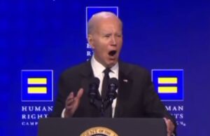 Here’s a New One… Joe Biden Starts Screaming, Mumbling, Garbling His Words During Speech to the Gays | The Gateway Pundit