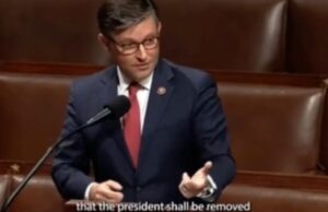 “The Constitution Requires This Action” – Speaker Mike Johnson Previously Argued that Impeachment Was Necessary for Joe Biden (VIDEO) | The Gateway Pundit
