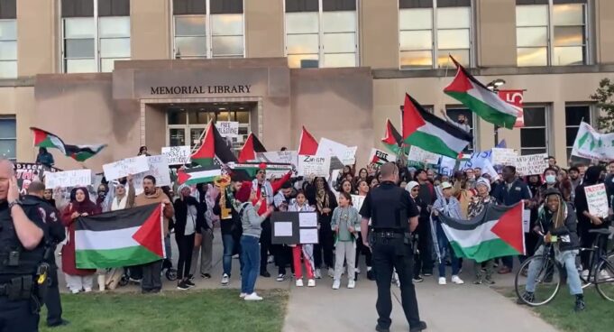 University of Wisconsin Students Cheer Hamas Killers – Chant “Glory to the Martyrs!” at Student Protest in Support of Hamas | The Gateway Pundit