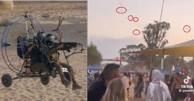 Hamas Brags and Posts Photo of the Paragliders They Used to Breach Israeli Border and Murder and Kidnap Innocent Kids at Rave Party | The Gateway Pundit