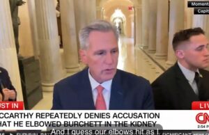 “Oh Come on Now!” – McCarthy Denies He Sucker-Punched Burchett, Claims Hallway was Crowded…Reporters Aren’t Buying It! (VIDEO) | The Gateway Pundit