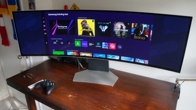 This massive Samsung OLED gaming monitor is finally at a bargain price