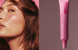 Hailey Bieber is Pretty in Pink with Rhode Jelly Bean