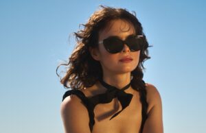 Micaela Wittman Enchants in Emporio Armani for Vestal