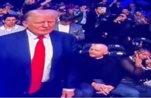 Comedian Bill Burr’s Wife Flips Off Trump At UFC 295