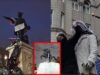 VIDEO: Radical Pro-Palestinian Protestors Deface and Vandalize Statues in Washington DC – Spray Paint White House Fence | The Gateway Pundit